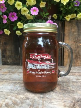 Rathbun's Maple Sugar House Mason Jar Syrup