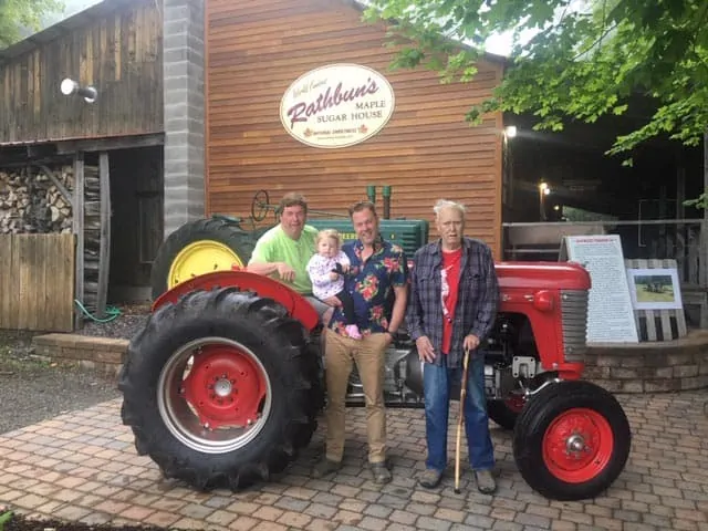 Rathbun's Maple Sugar House Family