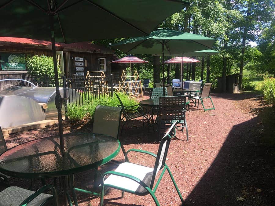 Rathbun's Maple Sugar House Restaurant Table