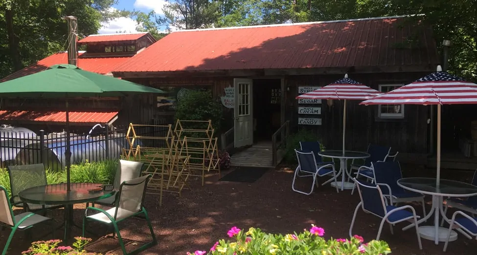 Rathbun's Maple Sugar House Outdoor Dining