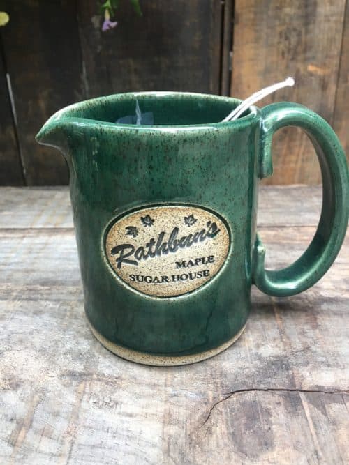 Rathbun's Green Maple Syrup Jar