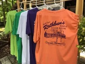 Rathbun's Maple Sugar House Restaurant Tee Shirt